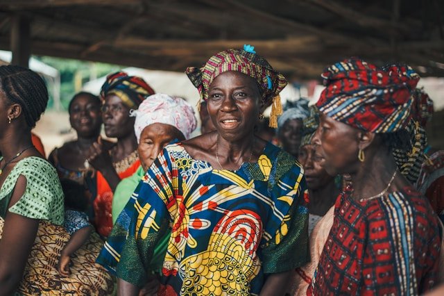 Support for underprivileged women and widows -- stock photo