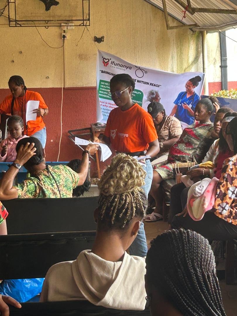 ICI Team Data Collection at Regina Caeli Specialist Hospital, Awka.