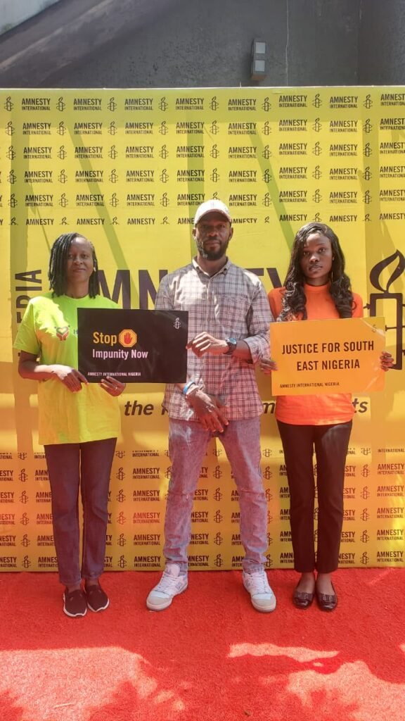 ICI team at Amnesty International Nigeria's Stakeholder Town Hall Meeting in Awka, Anambra State. June 2026.